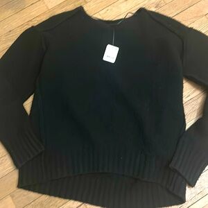 NWT We The Free Black Women’s Heavy Oversize Sweater size Med $138 retail